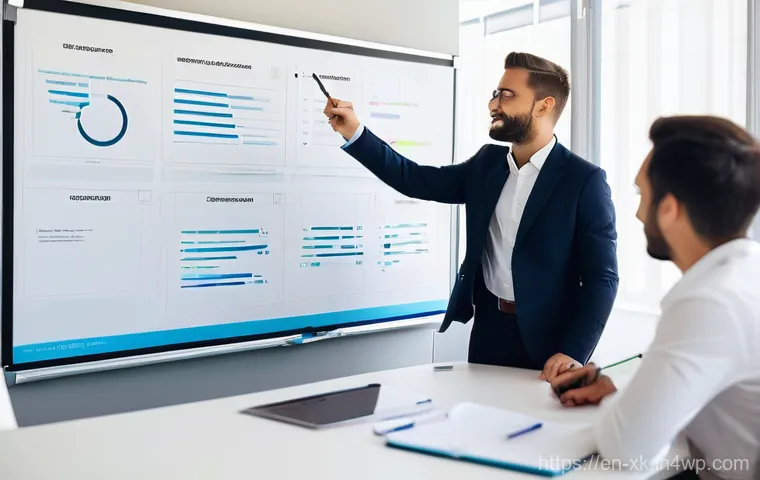 피드백의 빈도와 질 조절하는 법 - **Prompt:** A serene and inviting scene capturing a moment of empathetic feedback delivery. Two adul...