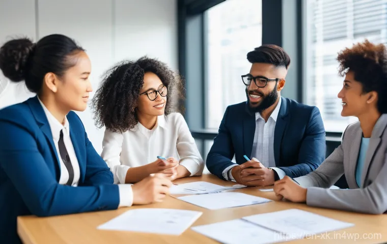 피드백 문화의 글로벌 사례 연구 - **Prompt for Global Tapestry of Feedback: Cultural Sensitivity**
    "A vibrant, diverse group of pr...